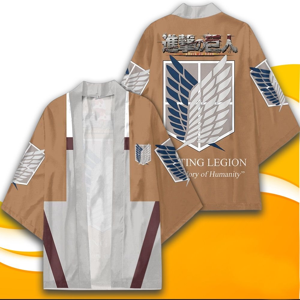 Attack on Titan – Survey Corps Themed Comfortable Robes (4 Designs) Jackets & Coats