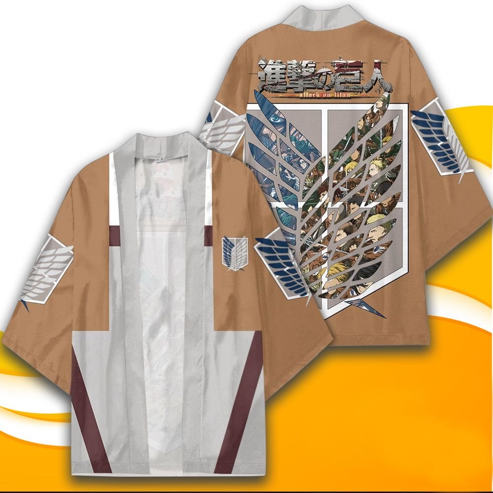 Attack on Titan – Survey Corps Themed Comfortable Robes (4 Designs) Jackets & Coats