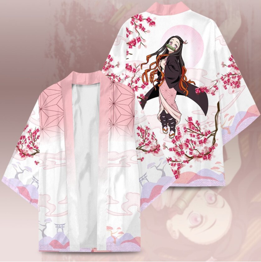 Demon Slayer – Nezuko Themed Cute Cloak Cardigan (Different Sizes) Jackets & Coats
