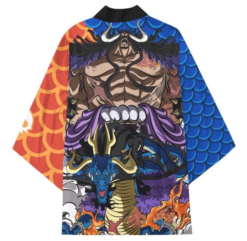 One Piece – Kaidou Themed Amazing Cloak Cardigan (Different Sizes) Jackets & Coats