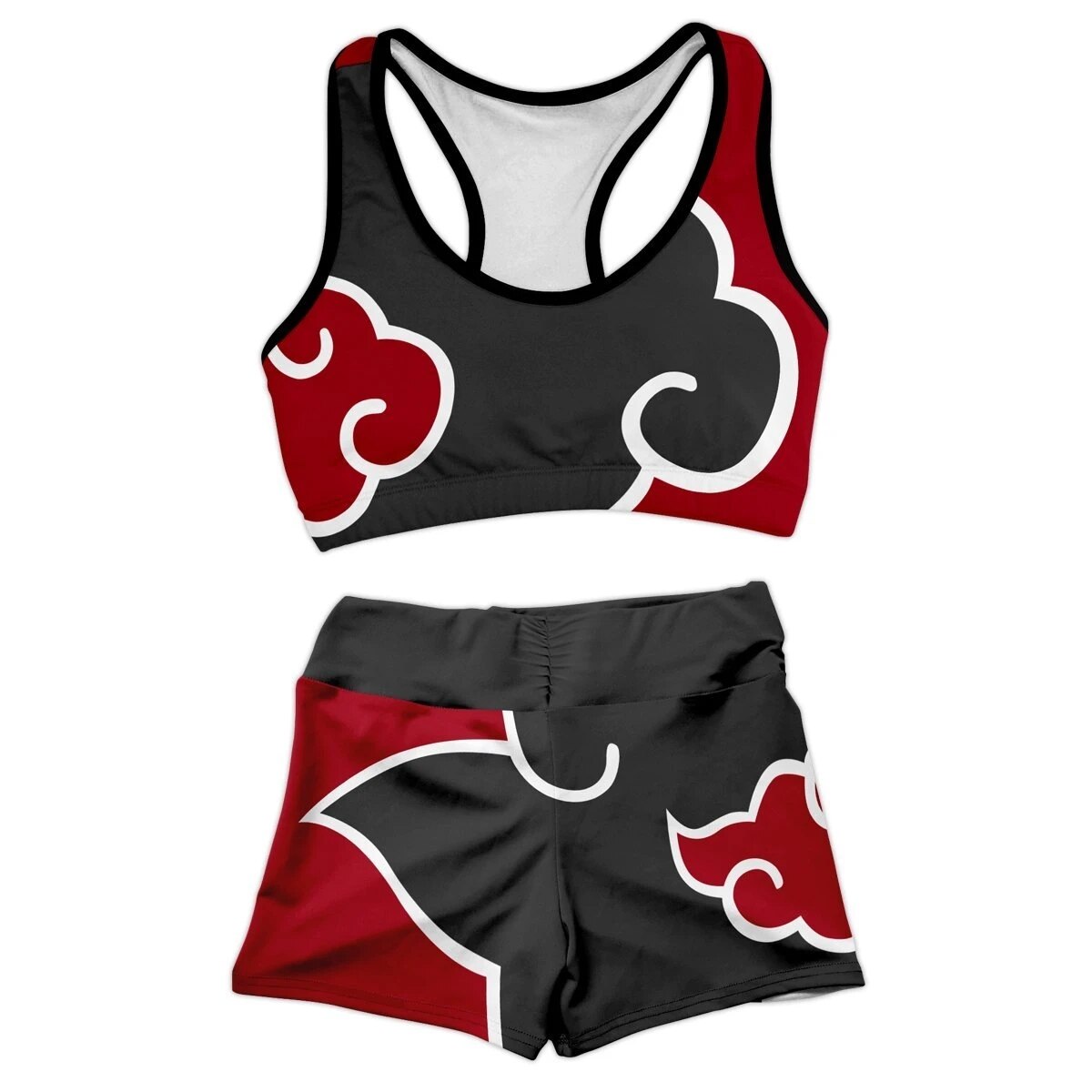 Naruto – Akatsuki Themed Cool Complete Swimsuit (Different Sizes) Pants & Shorts
