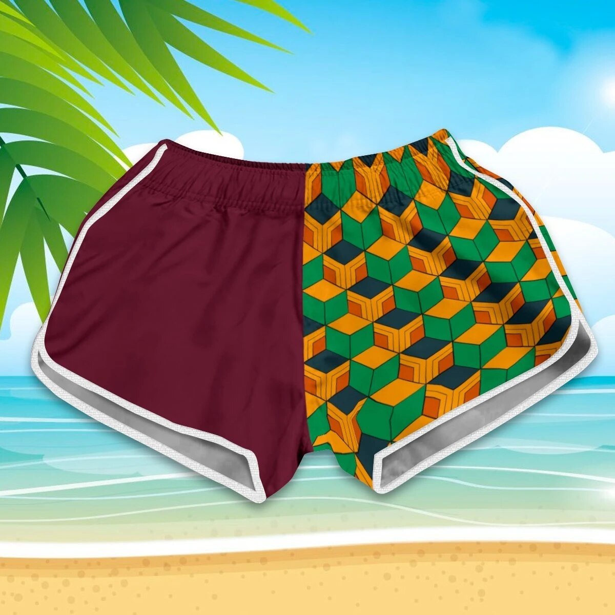Demon Slayer – Different Characters Themed Comfortable Summer/Beach Shorts (4 Designs) Pants & Shorts