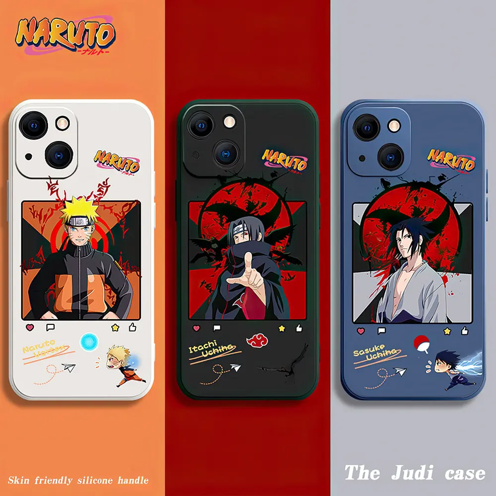 Naruto – Itachi, Sasuke, and Naruto Themed Amazing iPhone Mobile Cases (iPhone 6 – 13 Pro Max) Phone Accessories