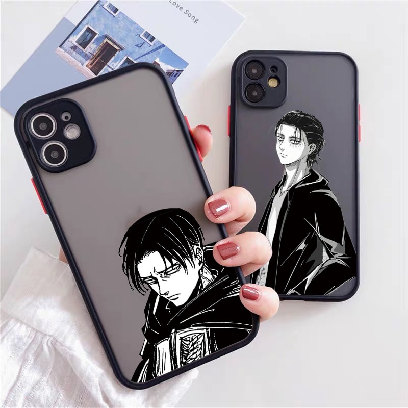 Attack On Titan – Eren and Levi Themed Badass iPhone Mobile Cases (iPhone 6 – 13 Pro Max) Phone Accessories