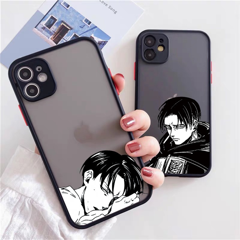 Attack On Titan – Eren and Levi Themed Badass iPhone Mobile Cases (iPhone 6 – 13 Pro Max) Phone Accessories