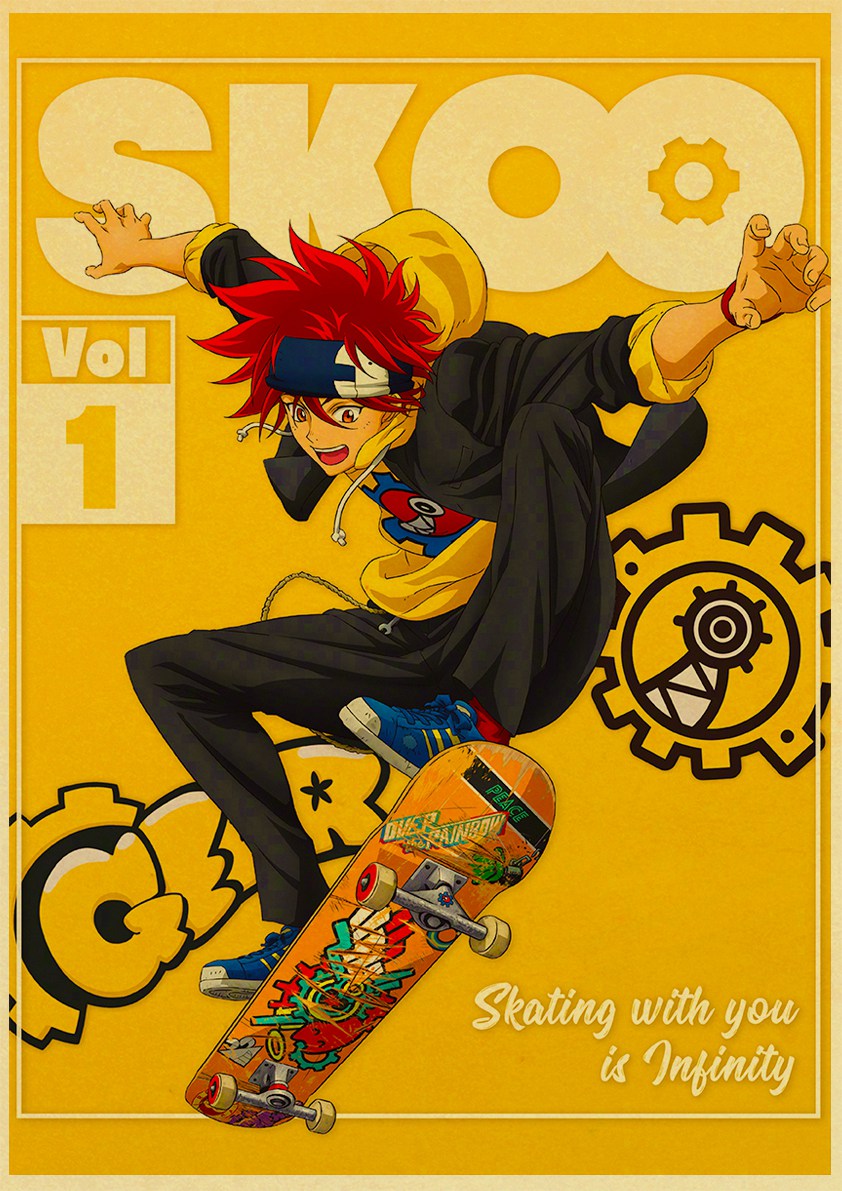 SK8 the Infinity – Coolest Characters Themed Amazing Posters (30+ Designs) Posters