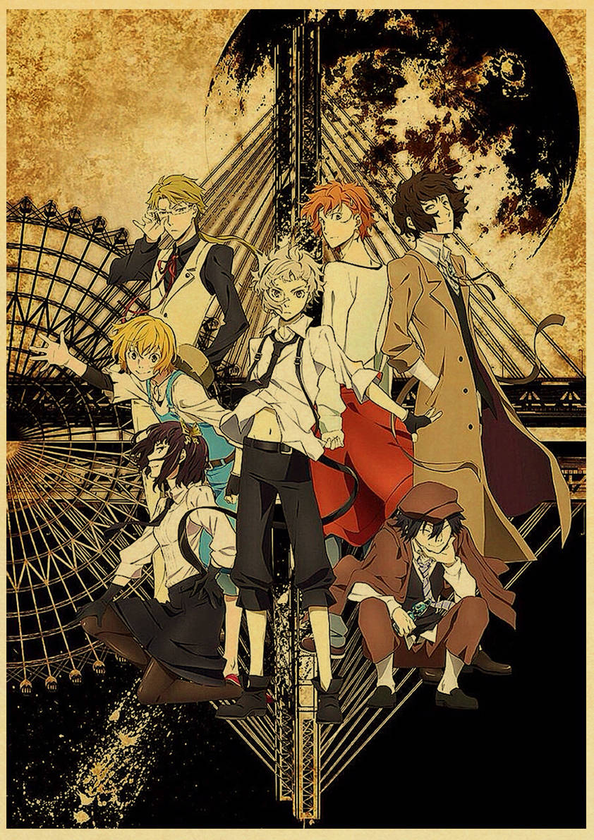 Bungo Stray Dogs – All Hilarious Characters Themed Cool Posters (40+ Designs) Posters