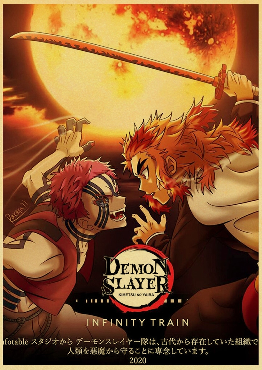 Demon Slayer – Mugen Train Themed Amazing Posters (20+ Designs) Posters