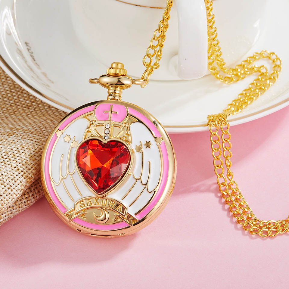 Buy Sailor Moon - Pocket Watch With Diamond Gold (4 Designs) - Watches