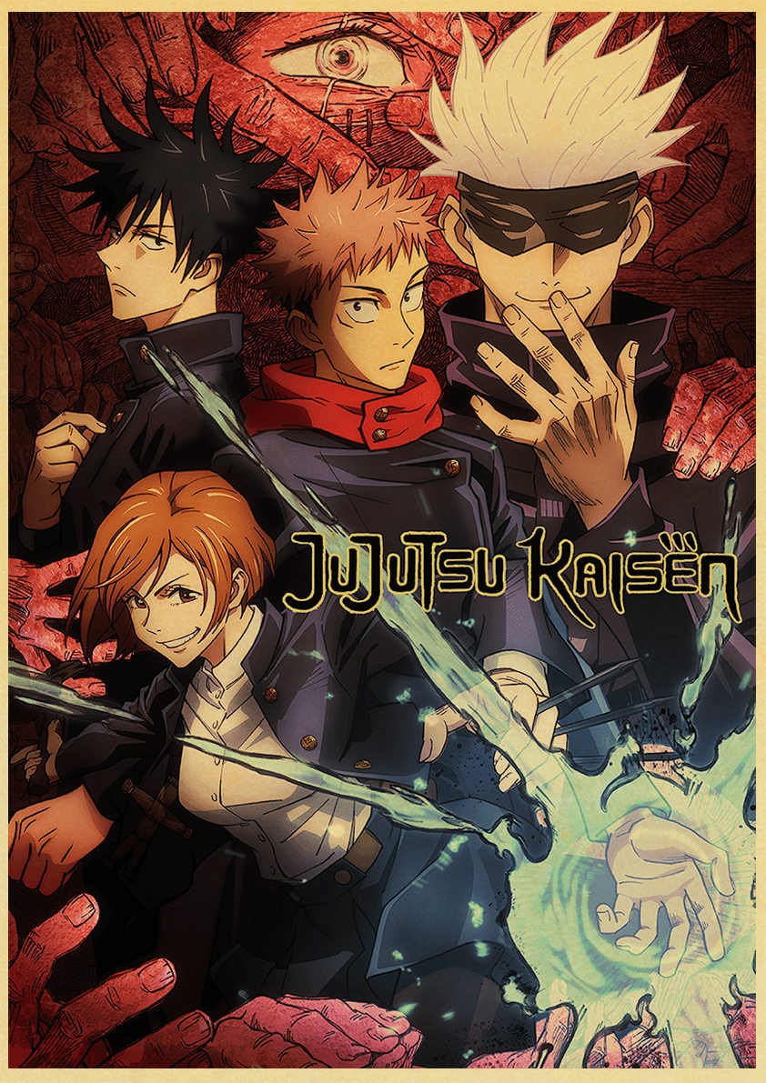 Jujutsu Kaisen – Different Amazing Characters Themed Eye-Catchy Posters (50+ Designs) Posters