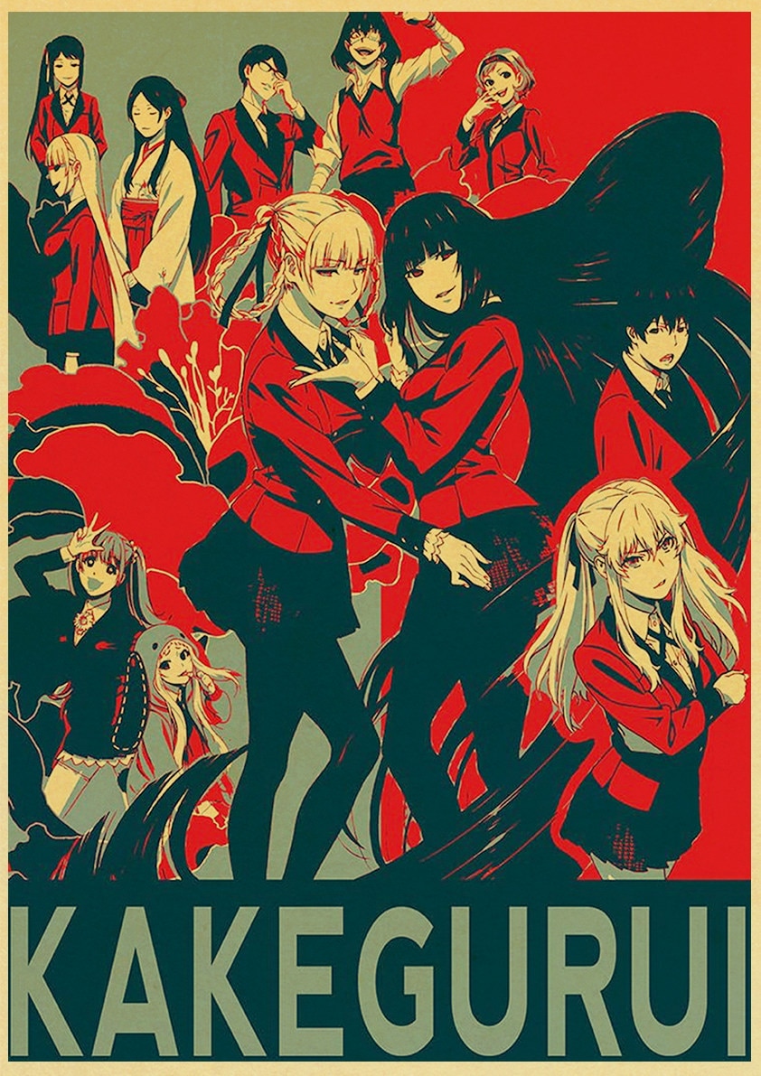 Kakegurui – Different Hot Characters Themed Beautiful Posters (20+ Designs) Posters