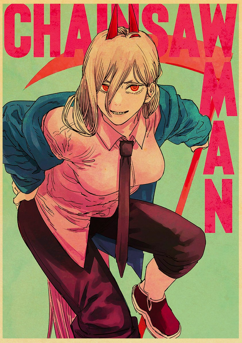 Chainsaw Man – Different Badass Characters Themed Premium Posters (30+ Designs) Posters
