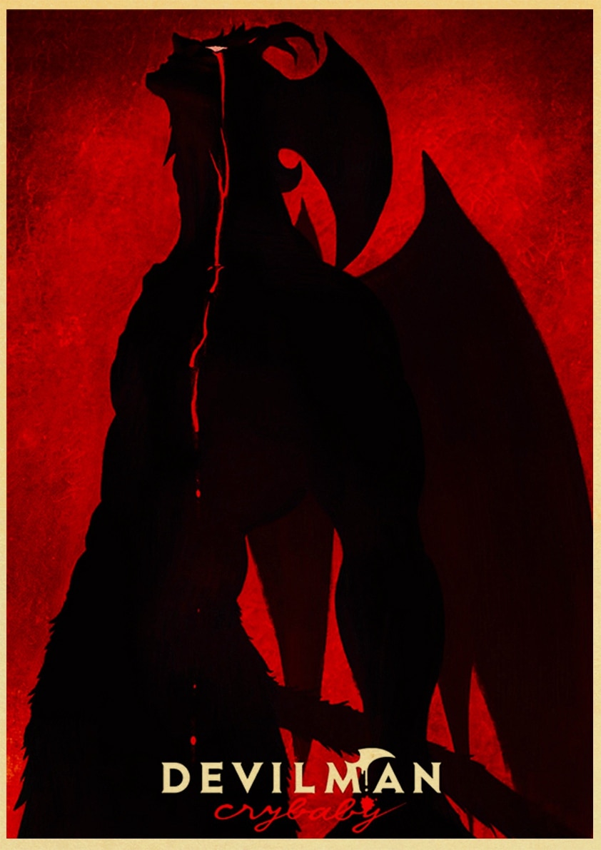 Devilman Crybaby – All Amazing Characters Themed Retro Posters (40 Designs) Posters