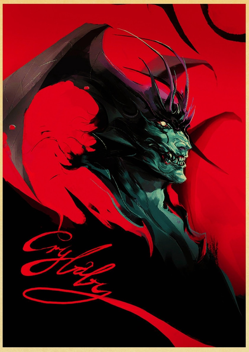 Devilman Crybaby – All Amazing Characters Themed Retro Posters (40 Designs) Posters