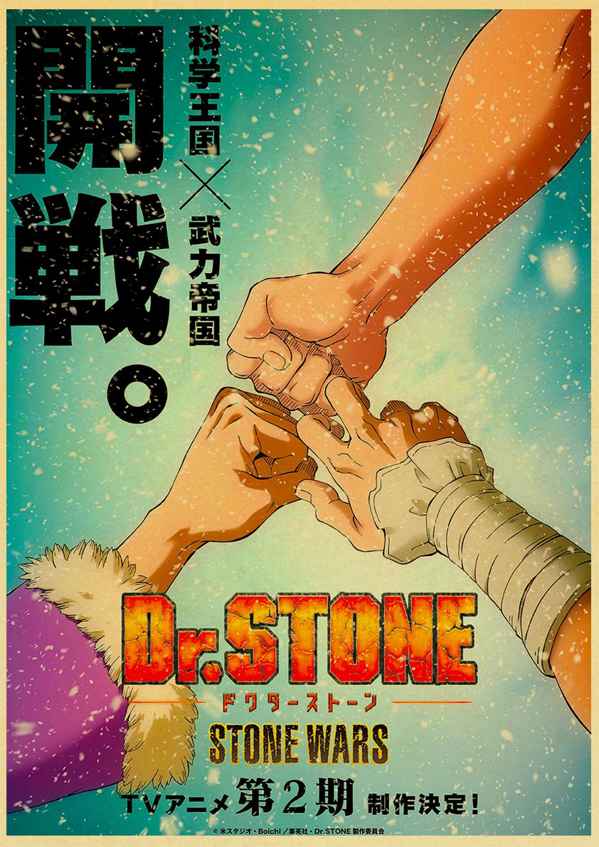 Dr. Stone – Different Badass Characters Themed Vintage Wall Posters (40 Designs) Posters