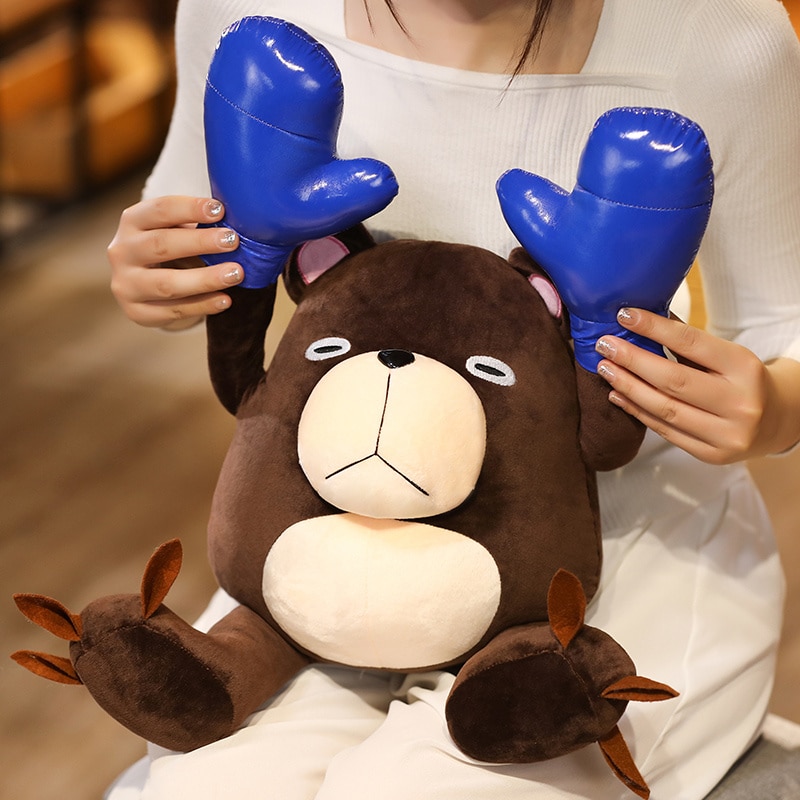 Jujutsu Kaisen – Tsukomoto Boxing Bear Themed Soft Plush Doll Dolls & Plushies