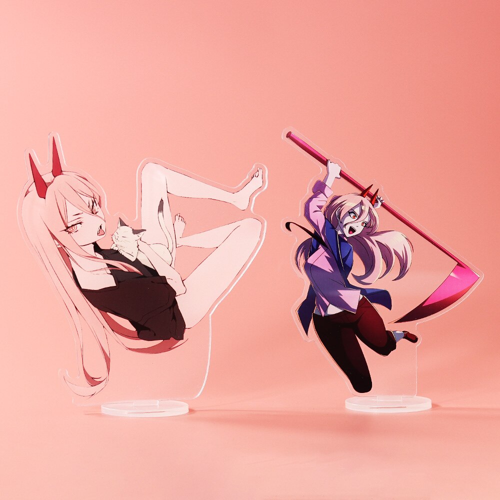 Chainsaw Man – Different Characters Themed Cool Acrylic Stands (20+ Designs) Action & Toy Figures