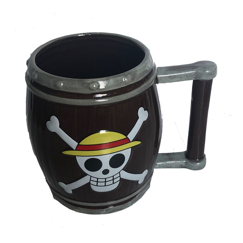 One Piece – The Classic Skull Pirate Themed Ceramic Mug Mugs