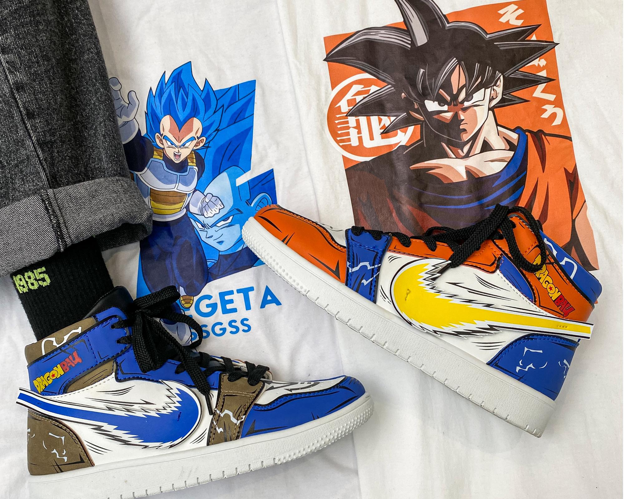 Dragon Ball – Goku and Vegeta Themed Amazing Shoes (2 Designs) Shoes & Slippers