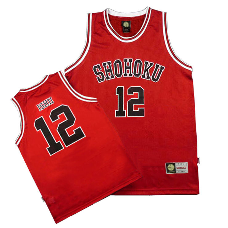 Buy Slam Dunk - Shohoku School Basketball Team Red Jersey (15+ Designs) -  T-Shirts & Tank Tops