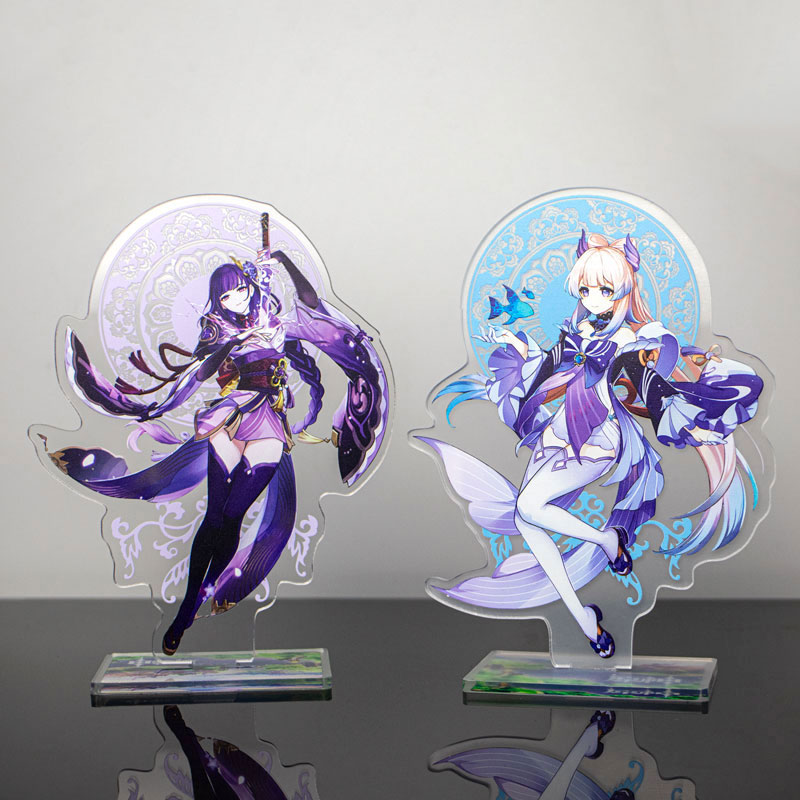 Genshin Impact – All Amazing Characters Themed Beautiful Acrylic Stands (50+ Designs) Action & Toy Figures