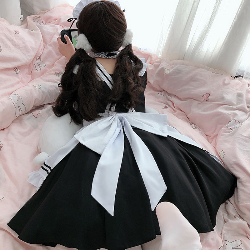 Japanese Styled Lovely and Beautiful Maid Costumes (4 Designs) Cosplay & Accessories