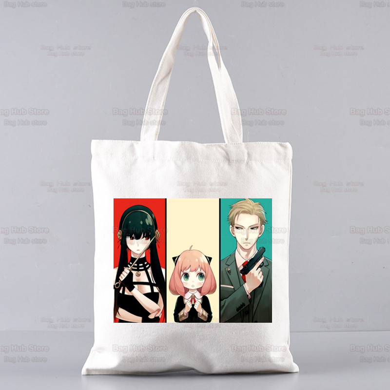 Spy x Family – Different Cool Characters Themed Shopping Bags (20+ Designs) Bags & Backpacks