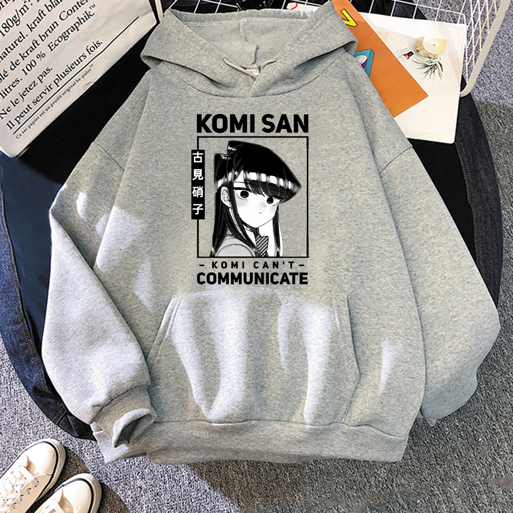 Komi Can’t Communicate – Komi Themed Wholesome Hoodies (10+ Designs) Hoodies & Sweatshirts