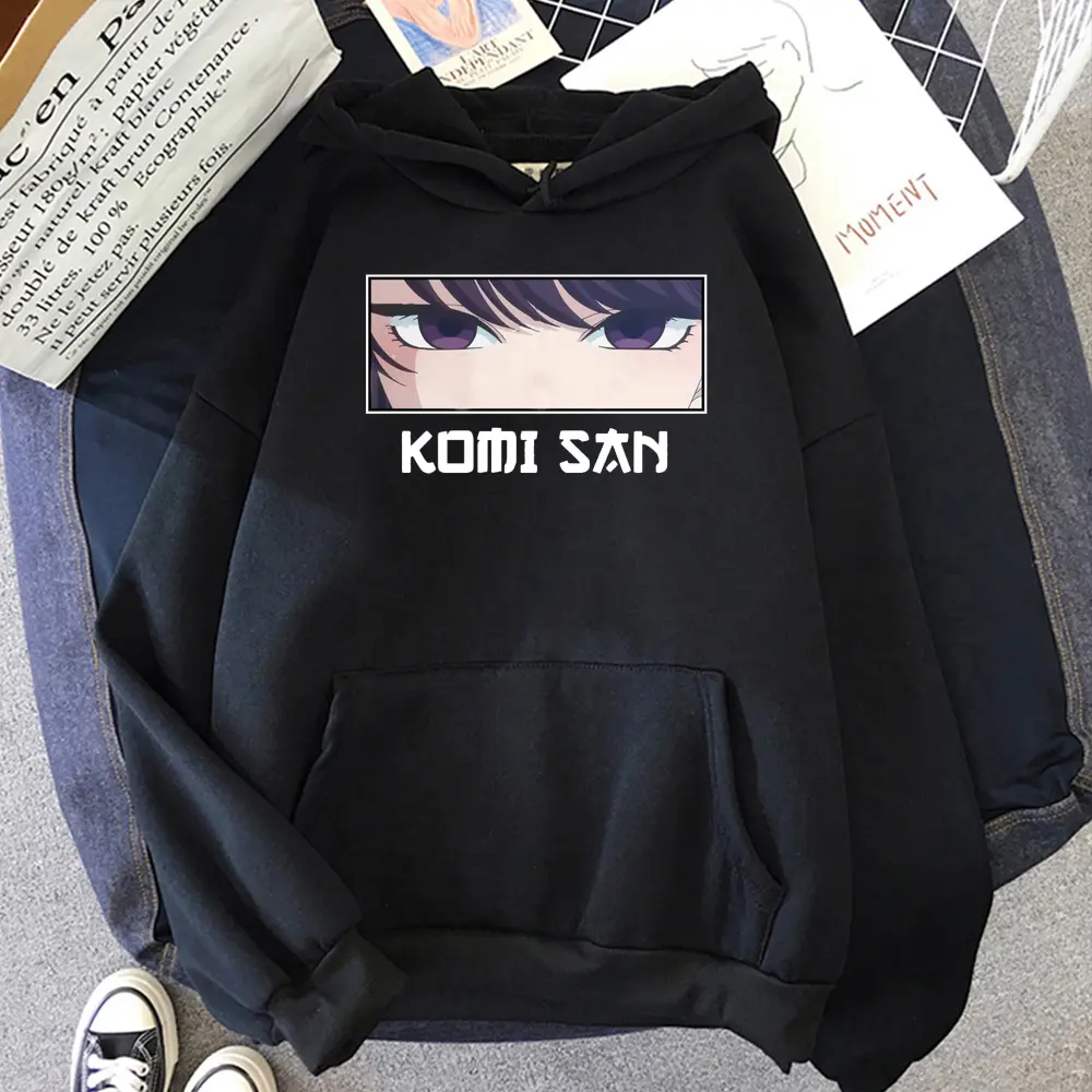 Komi Can’t Communicate – Komi Eyes Themed Comfortable Hoodies (10+ Designs) Hoodies & Sweatshirts