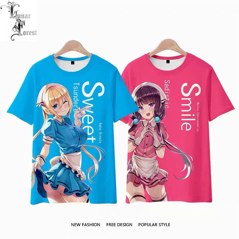 Blend S – Different Cute Characters Themed Summer T-Shirts (10+ Designs) T-Shirts & Tank Tops
