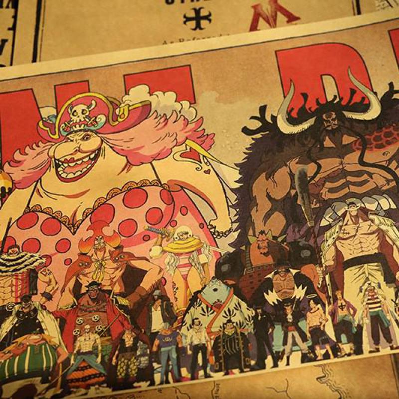 One Piece – All-in-One Characters Themed Classy Poster Posters