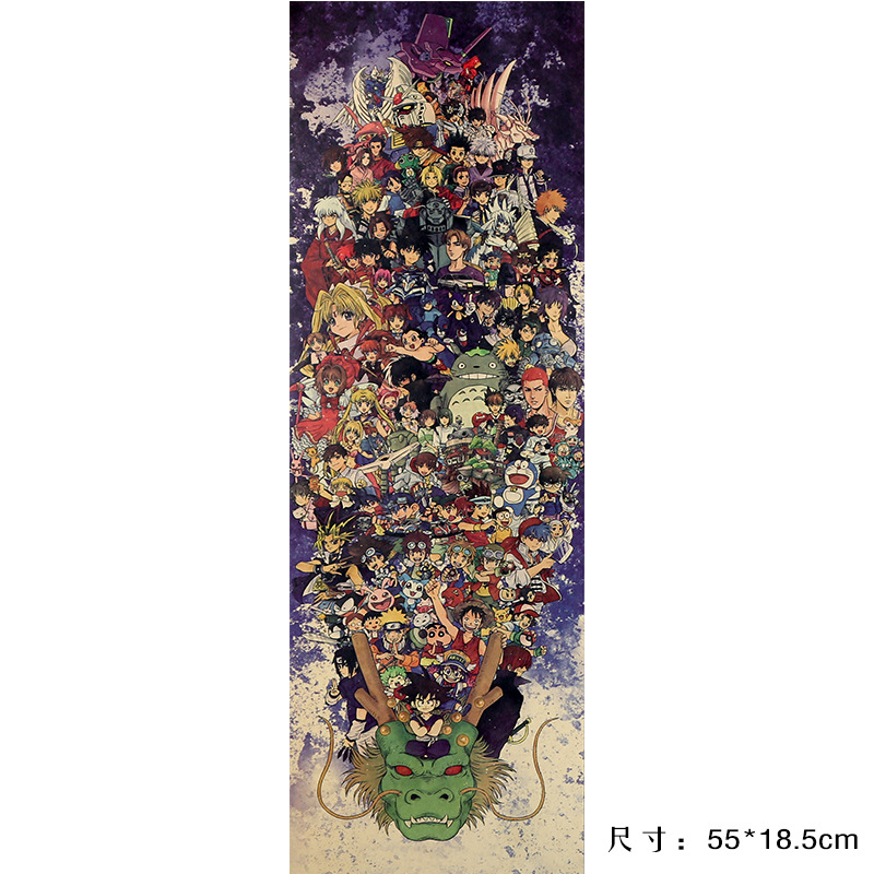 All-in-One Most Popular Anime Characters Themed Premium Poster Posters