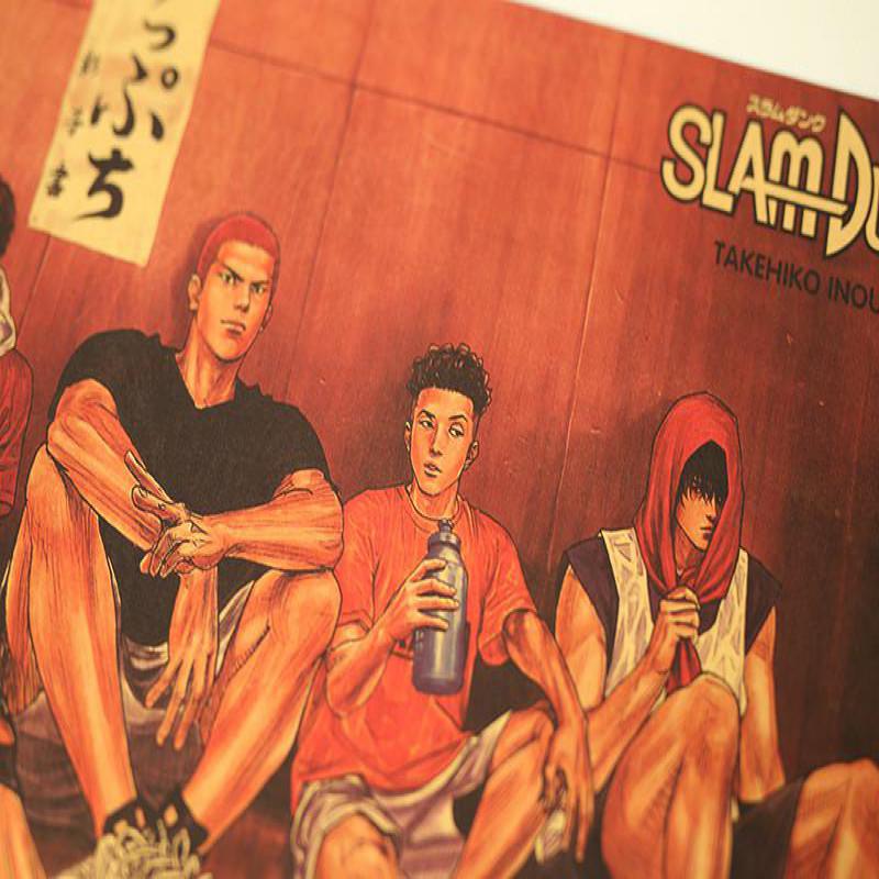 Salm Dunk – The Best 5 Characters Themed Cool Retro Poster Posters