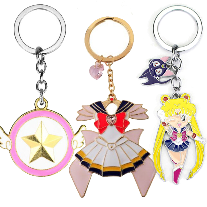 Sailor Moon – Sailor Moon Themed Cute Keychains (6 Designs) Keychains