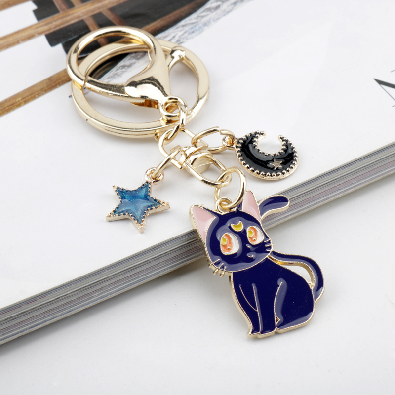 Sailor Moon – Luna Cats Themed Cute Keychains (7 Designs) Keychains