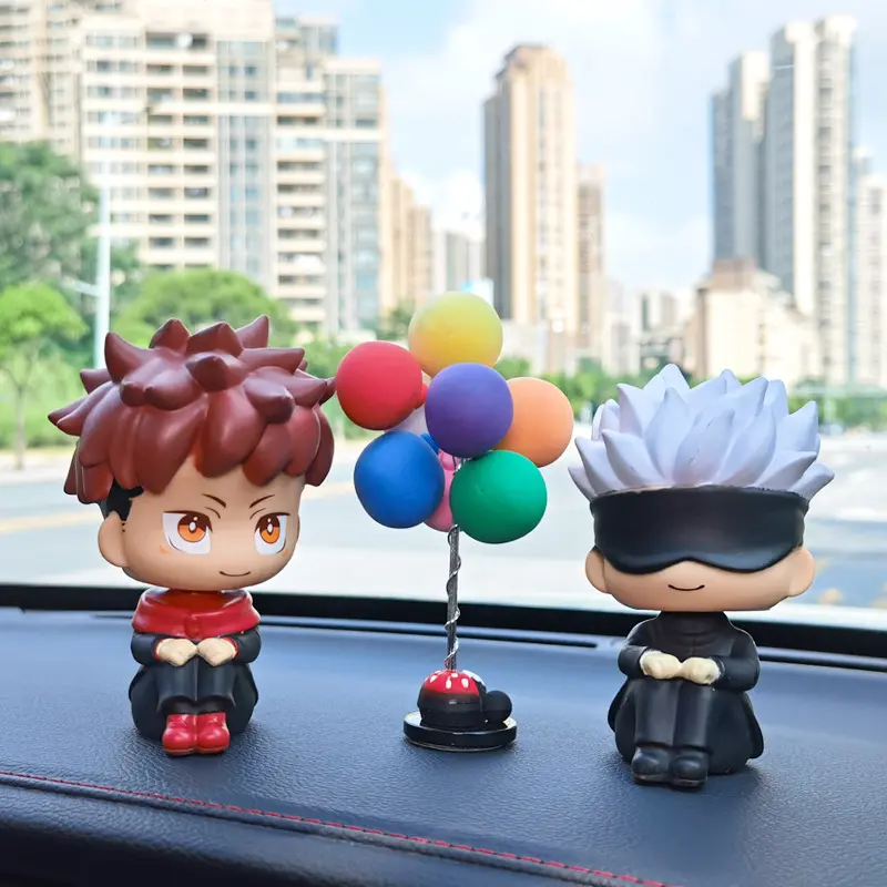 Jujutsu Kaisen – Gojo and Yuji Themed Wholesome Head-Shaking Action Figures (2 Designs) Action & Toy Figures