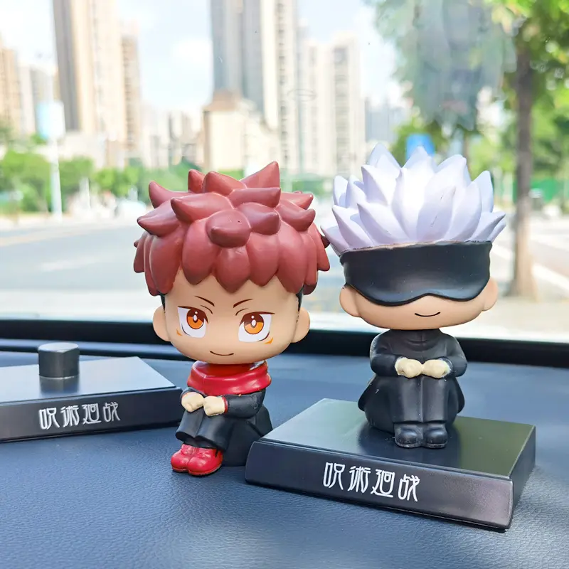 Jujutsu Kaisen – Gojo and Yuji Themed Wholesome Head-Shaking Action Figures (2 Designs) Action & Toy Figures