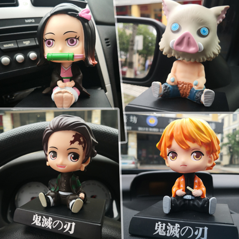 Demon Slayer – The Best Four Themed Cute Head-Shaking Action Figures (4 Designs) Action & Toy Figures