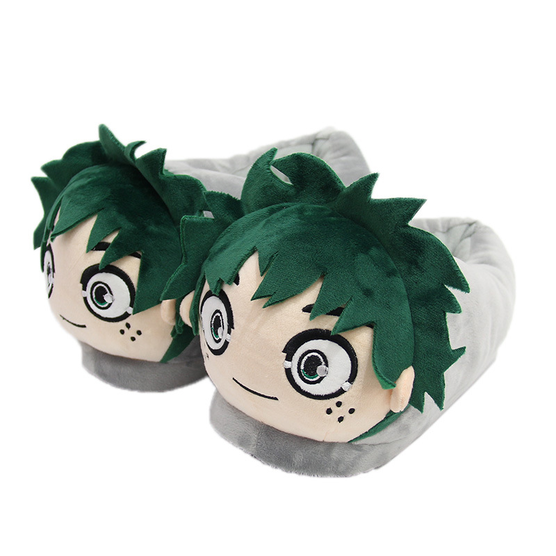 My Hero Academia – Midoriya Themed Cute Plush Slippers Shoes & Slippers