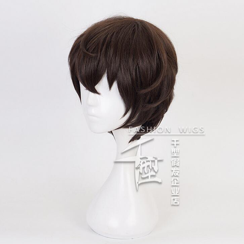Bungo Stray Dogs – Dazai Cosplay Wig, Keychain, and Cap Cosplay & Accessories