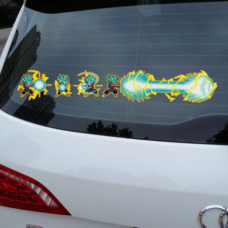 Dragon Ball – Kamehameha and Transformations Themed Car Decoration Stickers (5 Designs) Car Decoration