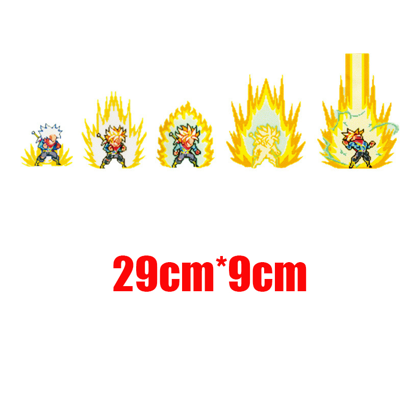 Dragon Ball – Kamehameha and Transformations Themed Car Decoration Stickers (5 Designs) Car Decoration