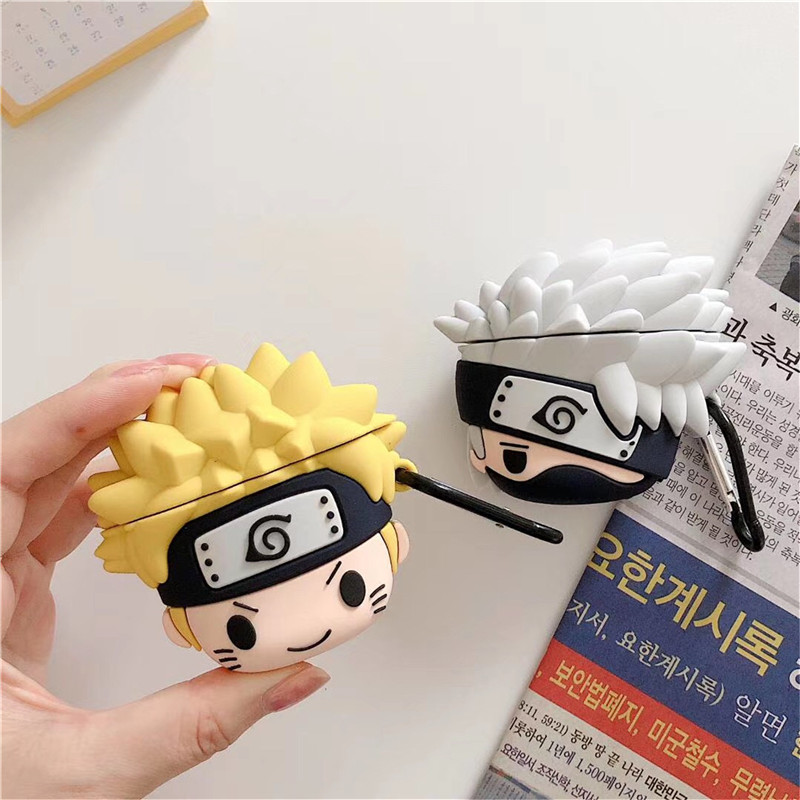 Naruto – Kakashi and Naruto Themed Cute Airpods Pro Cases (2 Designs) Phone Accessories
