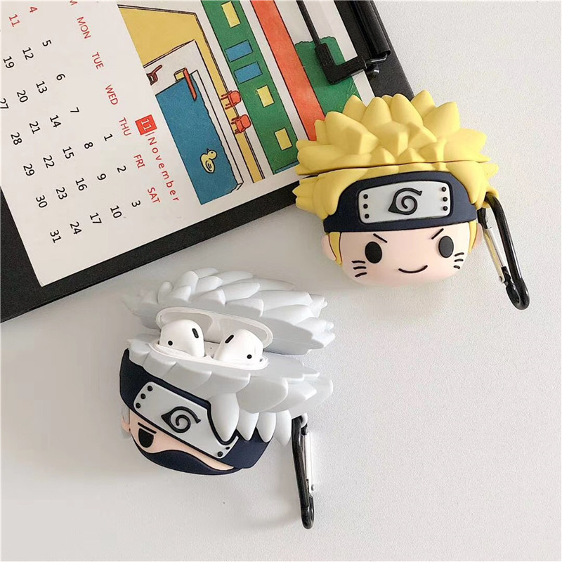 Naruto – Kakashi and Naruto Themed Cute Airpods Pro Cases (2 Designs) Phone Accessories