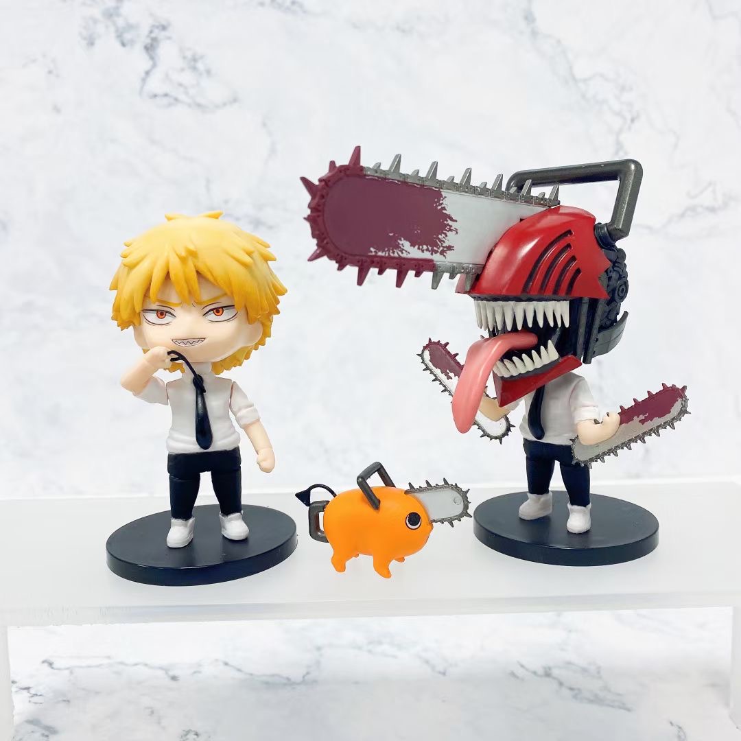 Chainsaw Man – Different Characters Themed Action Figures (Set of 6) Action & Toy Figures