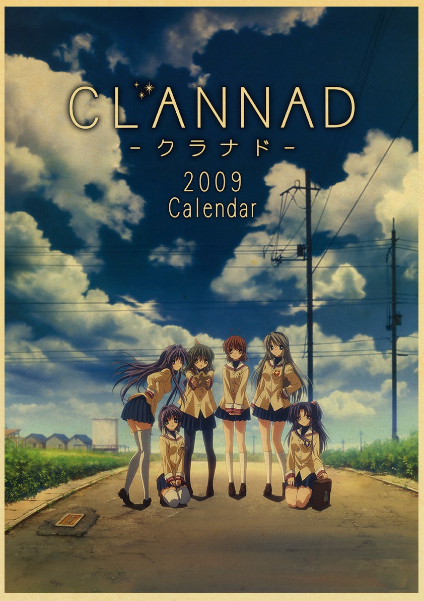 Buy Clannad - Different Characters Themed Cool Retro Posters (40 Designs) -  Posters