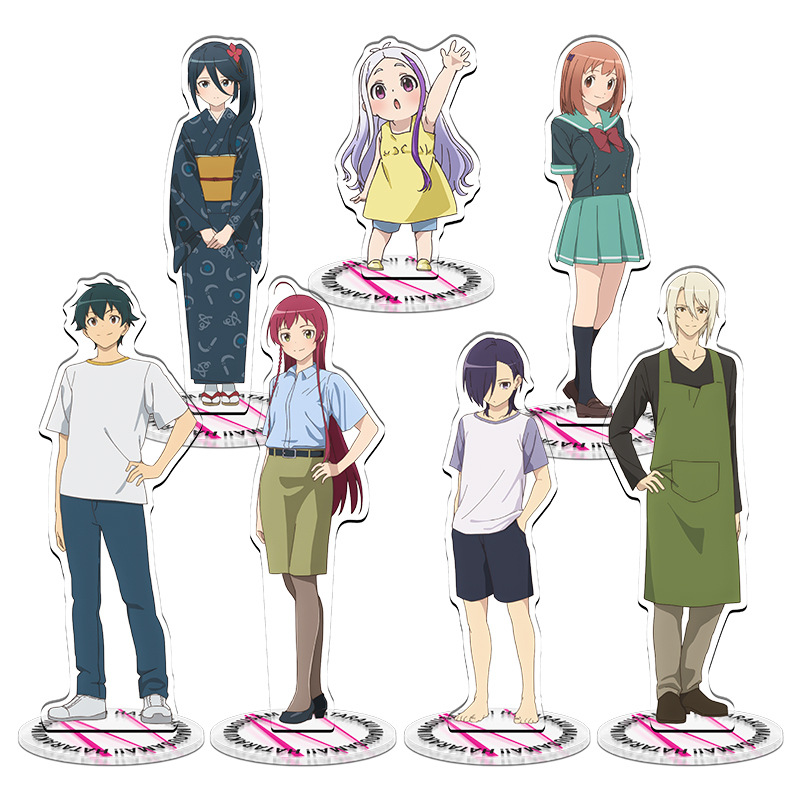 The Devil Is a Part-Timer! – Different Amazing Characters Themed Acrylic Stands (10+ Designs) Action & Toy Figures