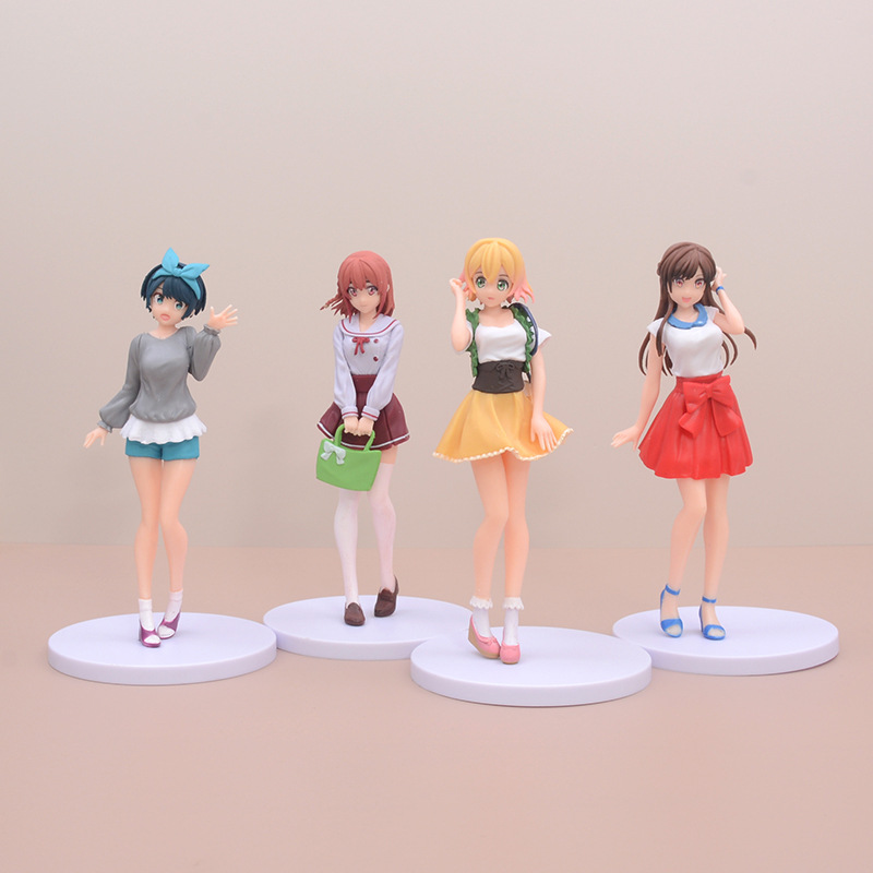 Rent a Girlfriend – Different Cute Female Characters Themed PVC Dolls (6 Designs) Dolls & Plushies