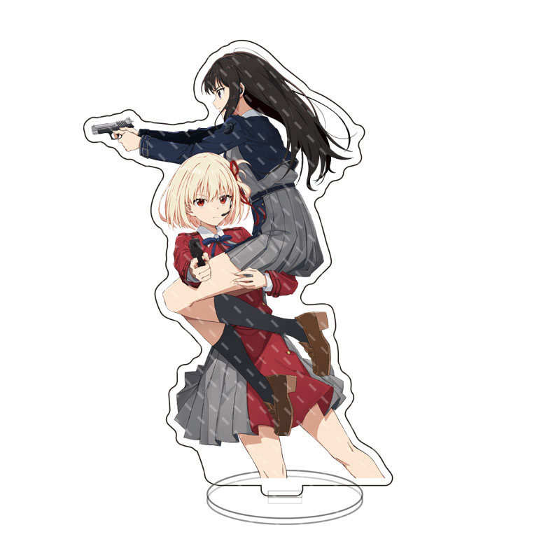 Lycoris Recoil – All Cool Characters Themed Beautiful Acrylic Figure Stands (10+ Designs) Action & Toy Figures