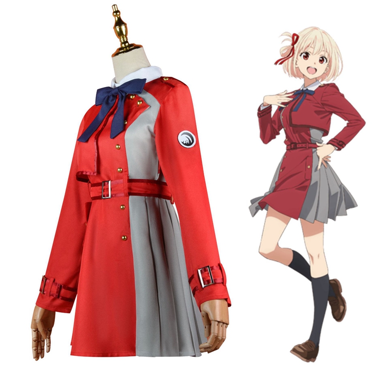 Lycoris Recoil – Chisato and Takina Themed Cosplay Uniforms (2 Designs) Cosplay & Accessories
